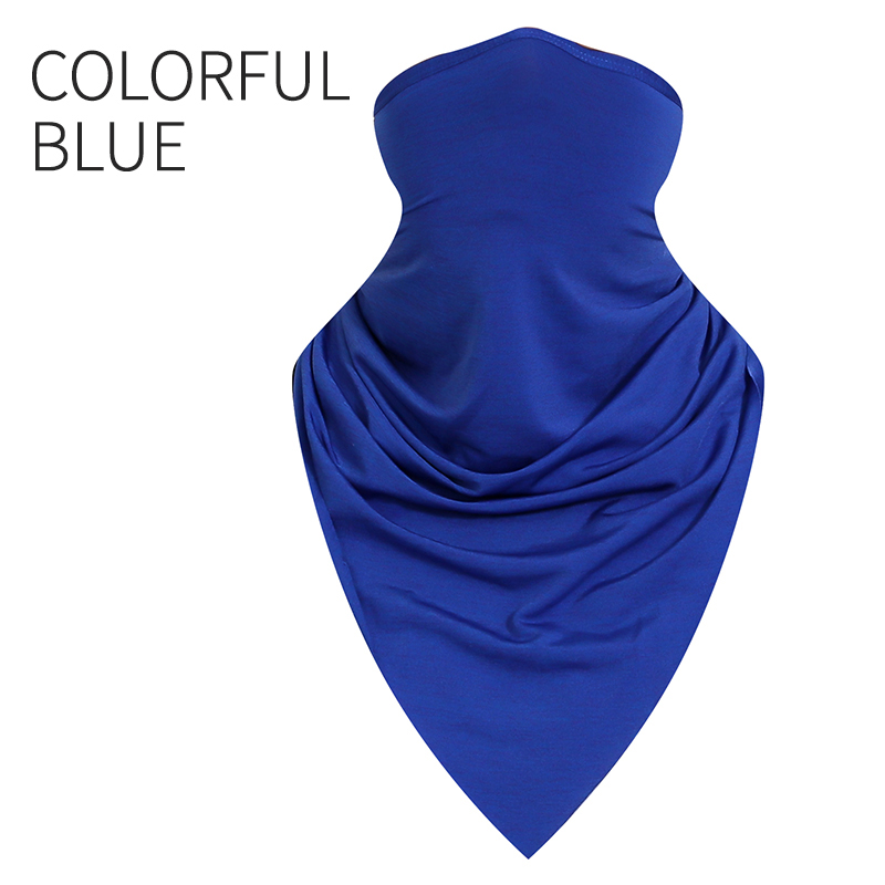 Triangle Summer Outdoor Sports Scarf Breathable Ice MTB Cycling Bandana Bicycle Headwear Ride Neck Mask Bike Headband Scarf: Lavender