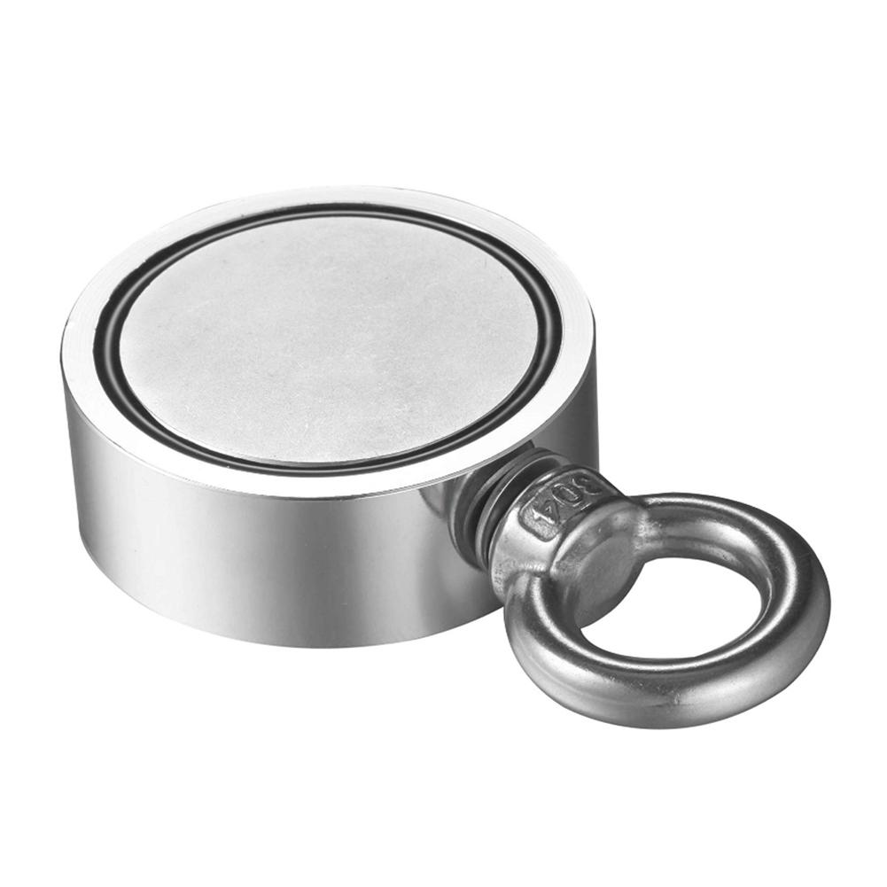 Strong Double - Sided Magnetic Ring Strong Magnet Magnetic Hook Dual Side Fishing Magnets Hook Salvage Fishing Equipment