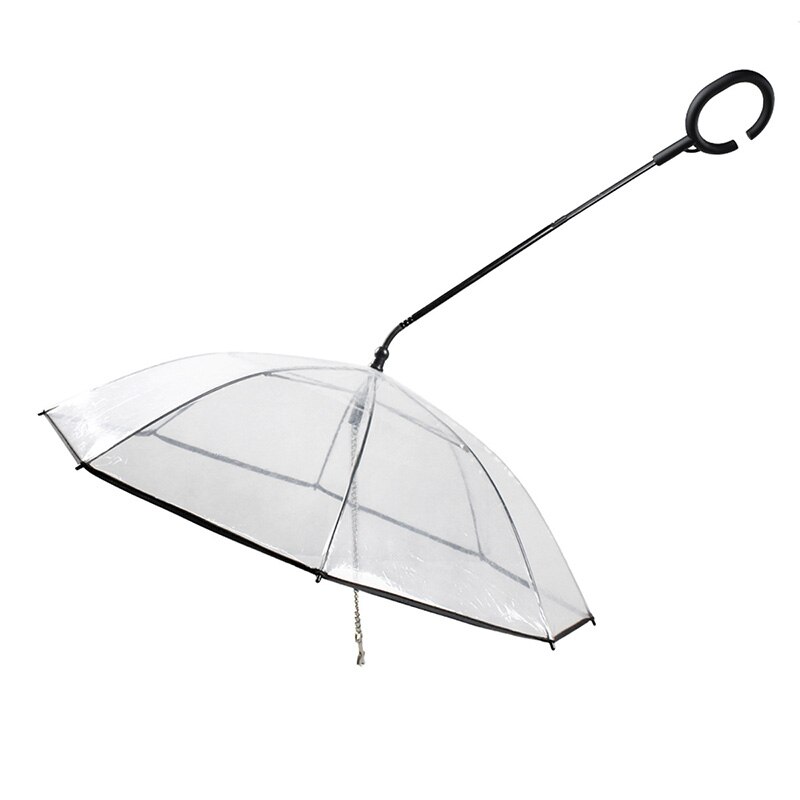 Paraguas transparente para perros y gatos pequeños, funda transparente resistente al agua, ajustable, para lluvia, nieve, viaje al aire libre, novedad: Upgraded version