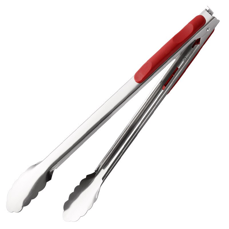 3 estilos de accesorios de cocina Gadgets de acero inoxidable barbacoa pan Clip de comida Anti-escaldado mango utensilios de cocina herramientas de cocina: 36CM