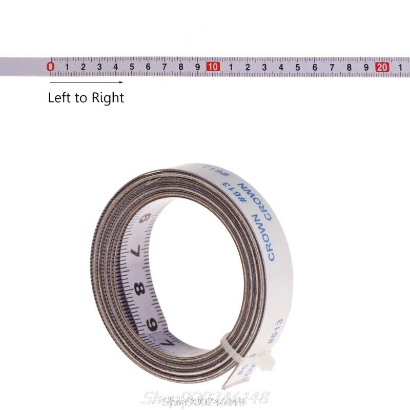 Miter Saw Track Tape Measure Self Adhesive Backing Metric Steel Ruler 1/2/3/5M Jy28 20: Left To Right / 3M