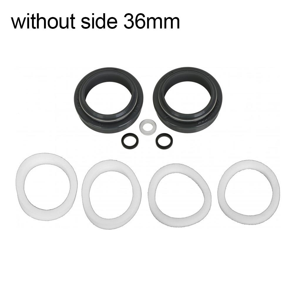 2Pcs Bike Front Fork 32mm-40mm Dust Seal Foam Ring for Fox/Rockshox/X-fusion/Racingbros Fork Repair Kits Parts Bicycle Accessory: 36mm without Edge