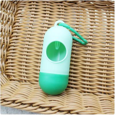 Baby Diaper Bag Disposable Plastic Waste Dispenses Bag Storage With Garbage: Light green