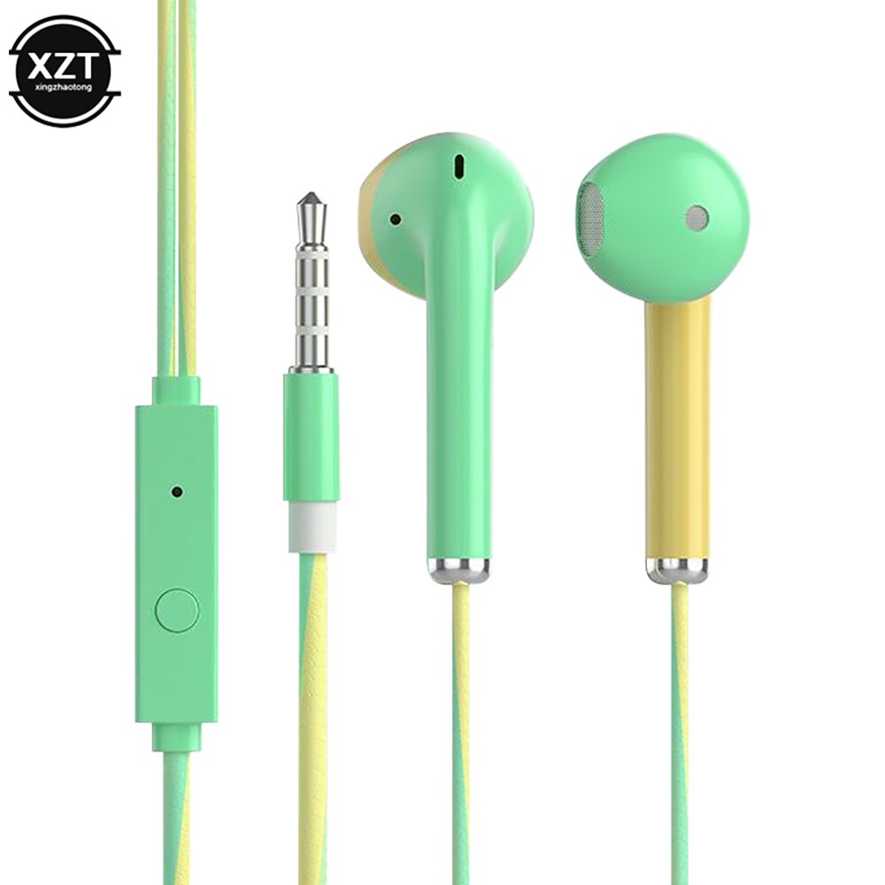 1 sztuk gorąca sprzedaż słuchawki douszne Running Music Game słuchawki redukowanie hałasu na telefon komórkowy Pc Pad Laptop z mikrofonem: YELLOW