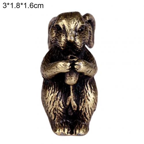 1Pc Metal Chinese Censer Zodiac Animal Incense Stick Holder Meditation Stand Decoration Home Decoration Accessories Crafts: Rabbit