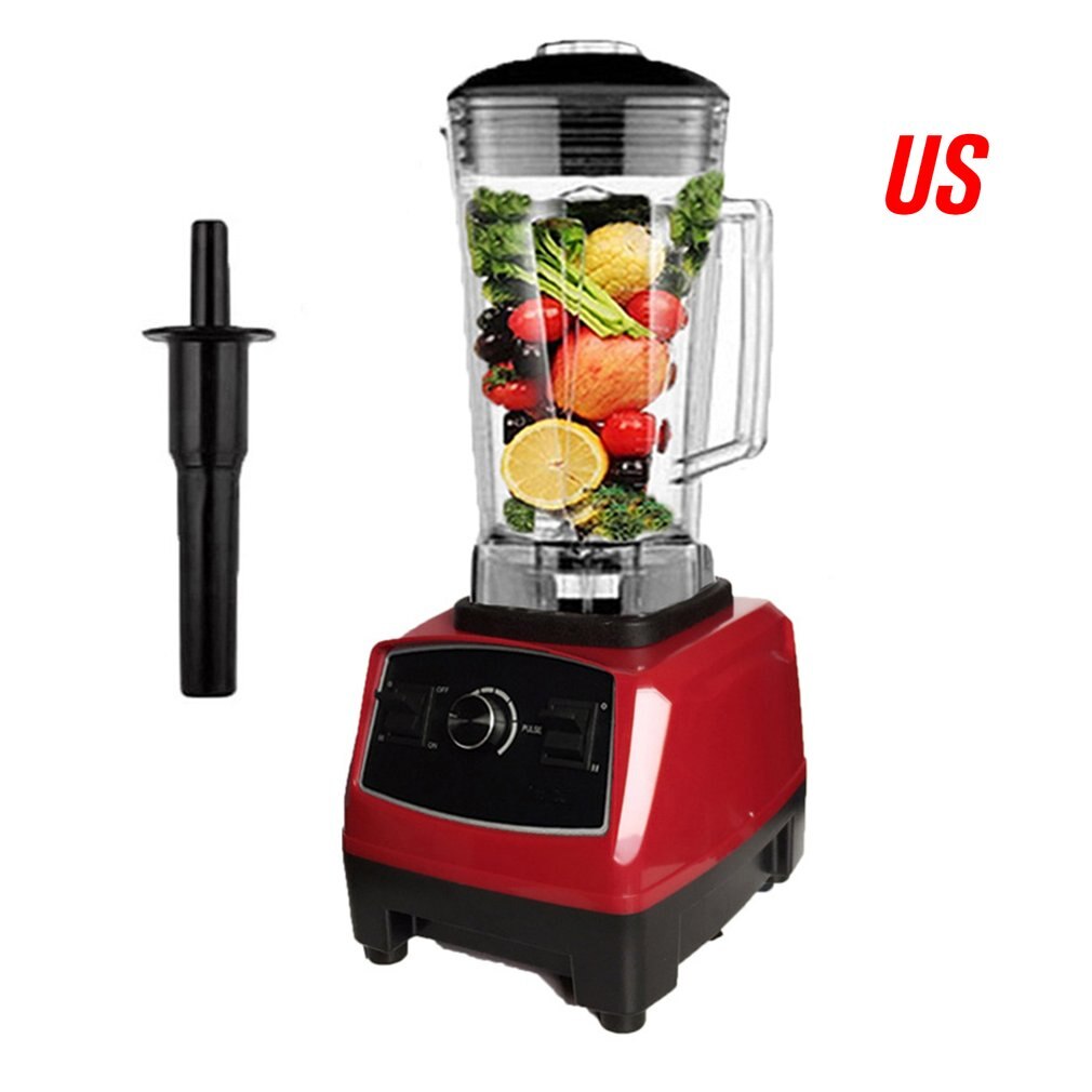Licuadora de 2200W y 2l para el hogar, licuadora de potencia, exprimidor de Mezclador de alimentos, procesador de frutas, licuadora, máquina de cocina: Default Title