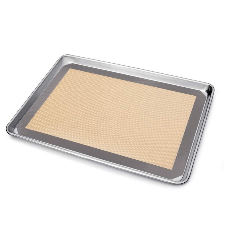 2 stuks antiaanbak siliconen bakmat, bakmat, deegmat, groot formaat voor cake, koekjes, macarons