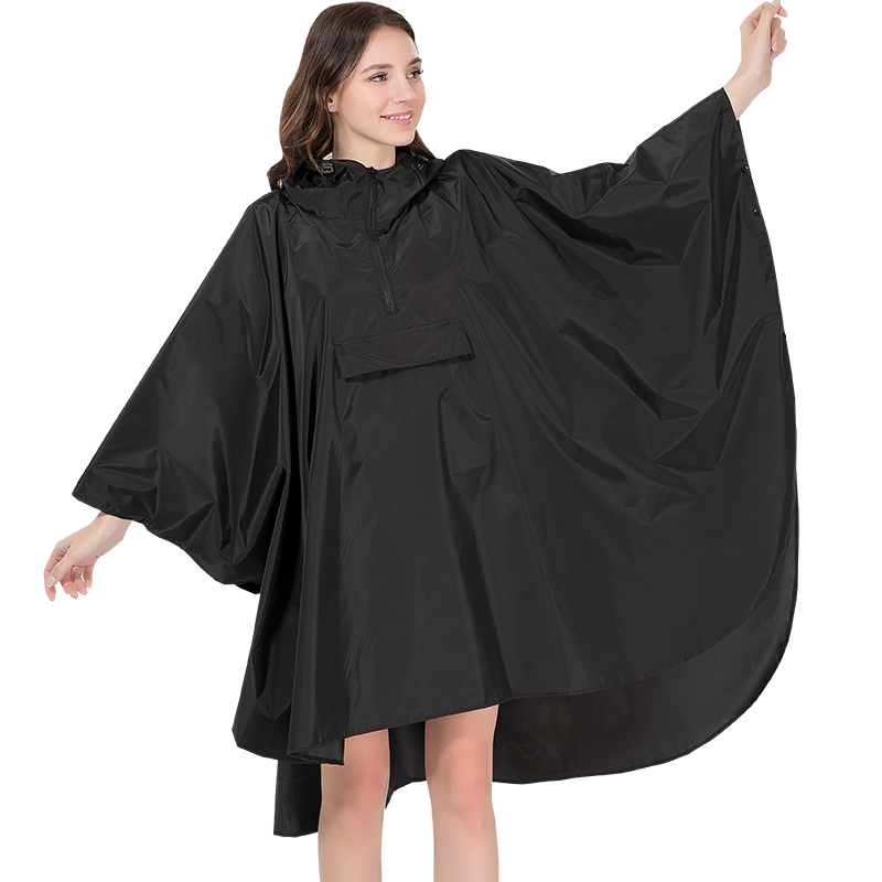 nuevos 3 patrones de de poliéster impermeable mujeres lluvia capa con capucha para damas hombres senderismo bicicleta lluvia poncho