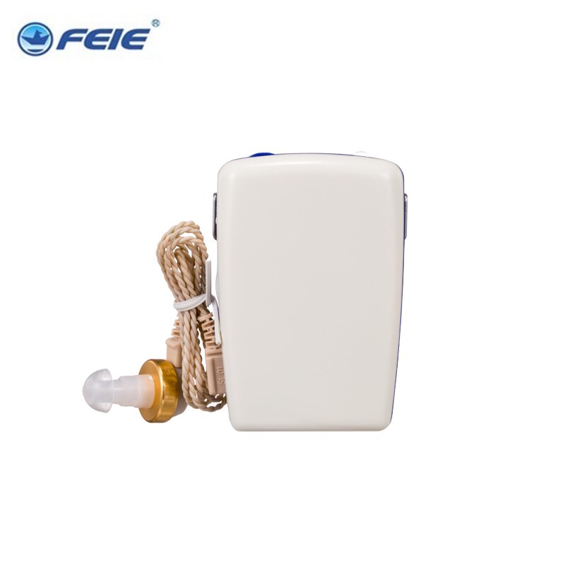 Super Power Body Worn Pocket High Power Wired Box Mini Hearing Aid Sound Amplifier S-6A