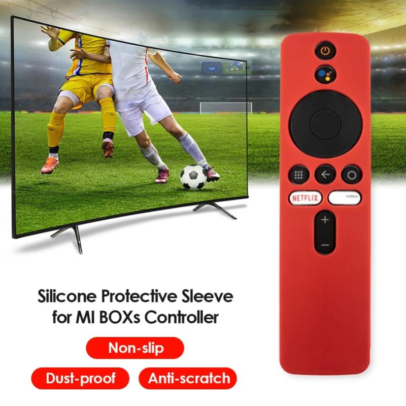Étui de télécommande en Silicone pour Xiaomi Mi Box S/4X Mi, housse pour télécommande TV