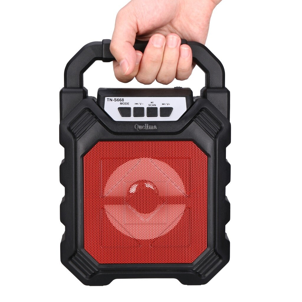 HIPERDEAL High Power Bluetooth Speaker Wireless Stereo Subwoofer Subwoofer Music Player Color LEDFM Radio HIFI Sound