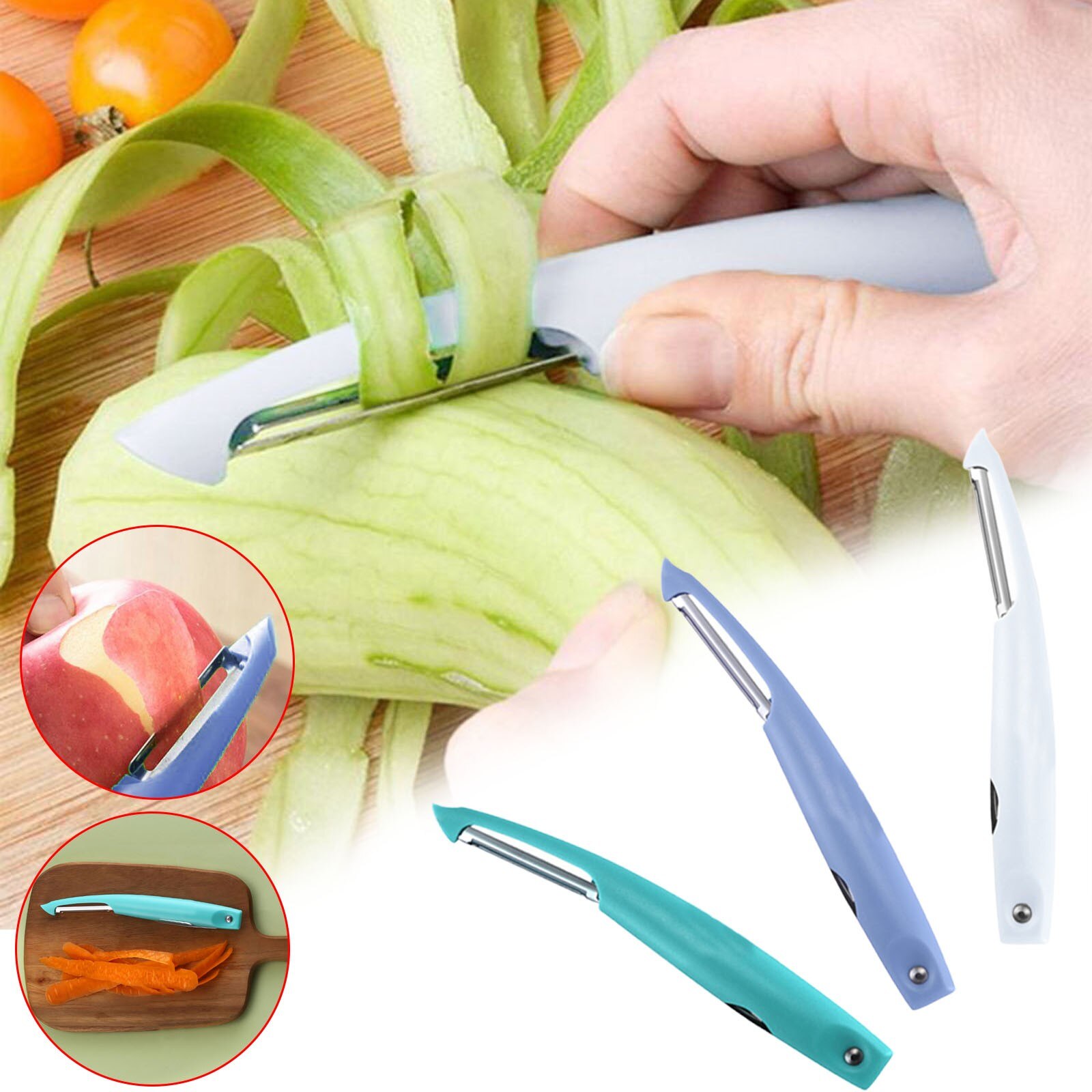 Multifunctional Sharp Fast Peeler Fruits Vegetable Peeler Potatoes Peelers Easy Peeling Tools Kitchen Gadgets #50g