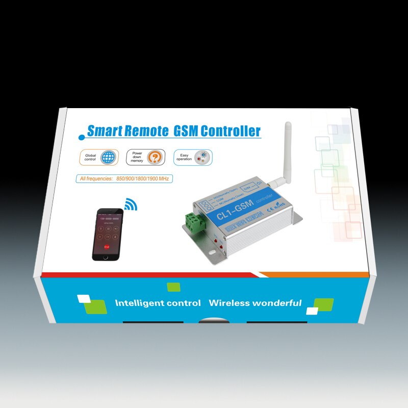 CL1-GSM télécommande sans fil GSM et SMS, prise de commutateur intelligent pour la sécurité de la maison, volet de barrière, ouvre-porte de Garage
