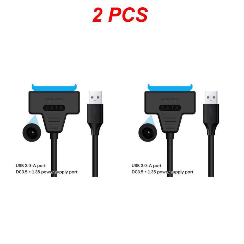 USB SATA 3 Cable SATA To USB 3.0 / USB 2.0 Cable Adapter Support 2.5 Inch/3.5 Inch External SSD HDD Hard Drive Sata III Dc Power