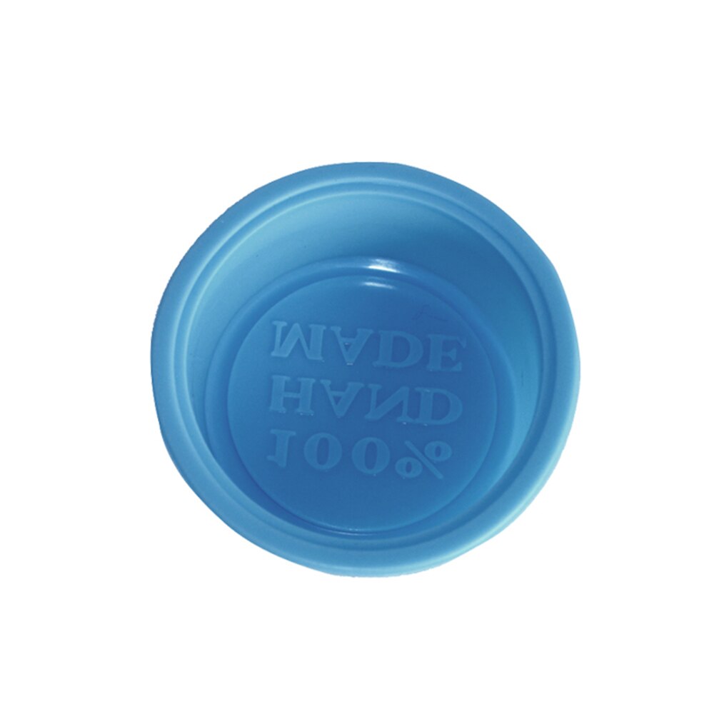 Didihou 1Pc Multifunctionele Zeep Mallen Voor Zeep Maken Siliconen Zeep Mal Cirkel Cupcake Bakken Pan Mallen Maken Levert: Blue