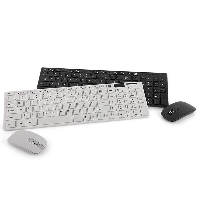 2.4G Home Keyboard Wireless Keyboard Ultra-Thin Office Keyboard With Mouse (With Keyboard Cover, Without Battery)