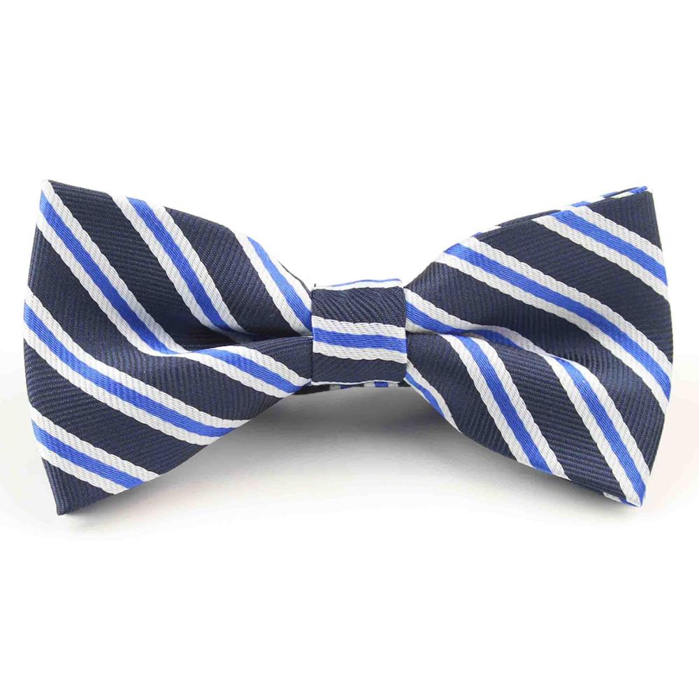 Klassieke Plaid Kinderen Bowtie Polyester Strikjes Baby Kid Kinderen Klassieke Pet Gestreepte Vlinder strikje: 3