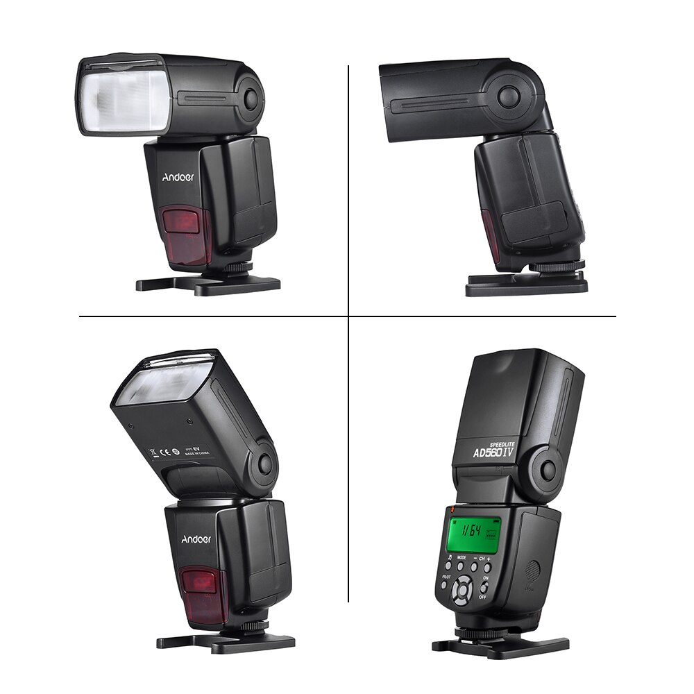 Andoer AD560 2,4G kabellos an-kamera Sklave Blitz Speedlite für Kanon Nikon Olymp Pentax Sony A7 A7 II a7S A7R A7S II
