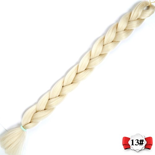 20 farve syntetiske flette hår extensions 82 tommer 165g/ pakke lange jumbo fletninger hæklet hår bulk houyan: T1b/ sølvgrå