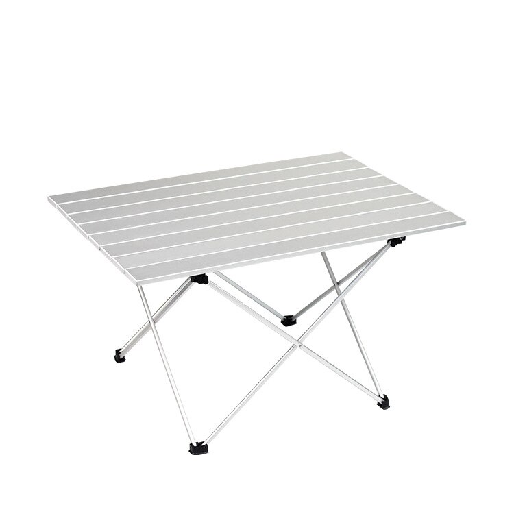 Multifunksjon sammenleggbart campingbord utendørs bærbart 6063 skrivebord i aluminiumslegering turfest piknik bbq balkong utemøbler: L