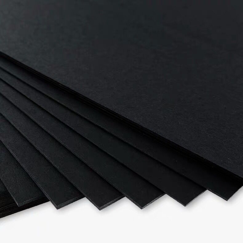 80-230 gsm  a4 sort kraftpapir gør-det-selv-håndlavede kort til håndværkspapir tykt papkarton