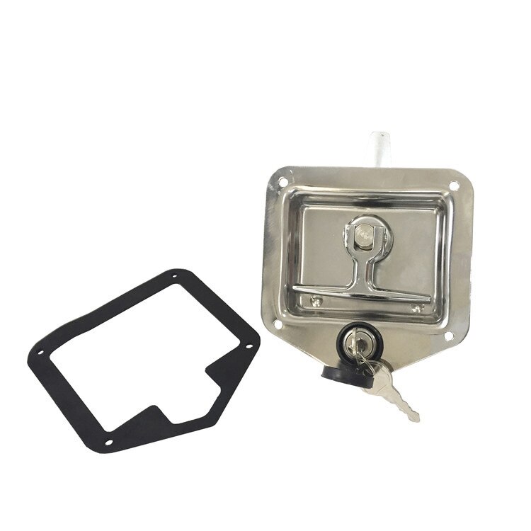 Rvs Auto Vouwen T-Vormige Handvat Slot Trailer Vliegtuig Rv Caravan Vrachtwagen Techniek Voertuigen Klink Toolbox Knop Sloten: Default Title