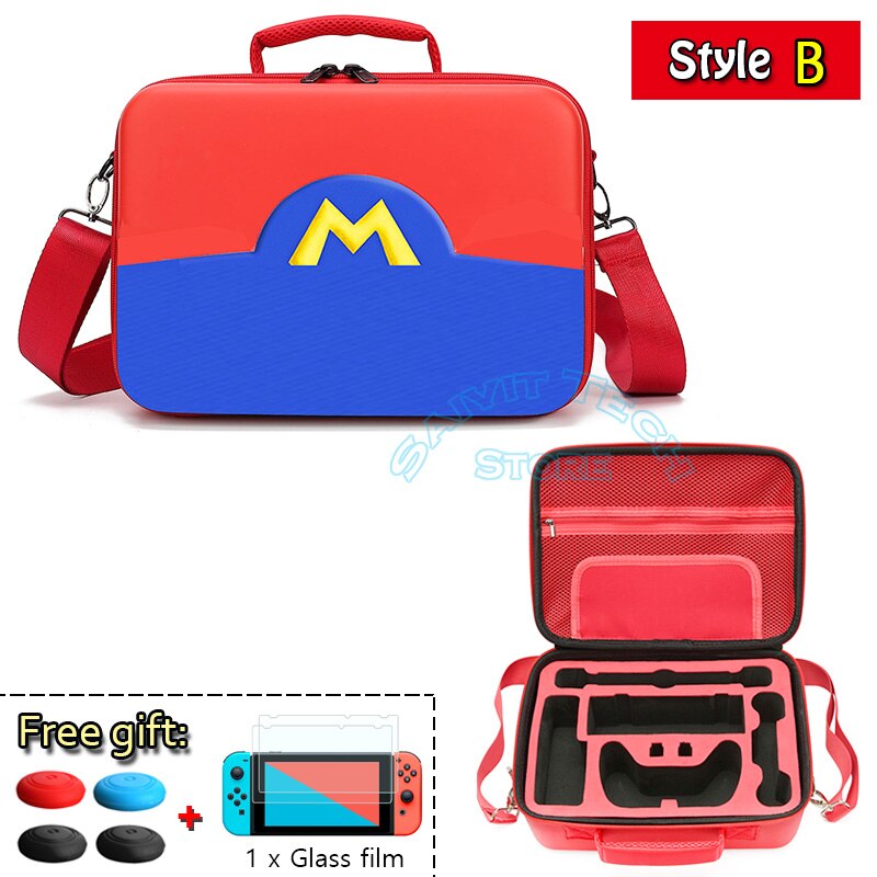 For Nintend Switch EVA Travel Bag NS Carrying Storage Case Cover Protector Hard Shell for Nintendo Switch Games Accessories: Style B