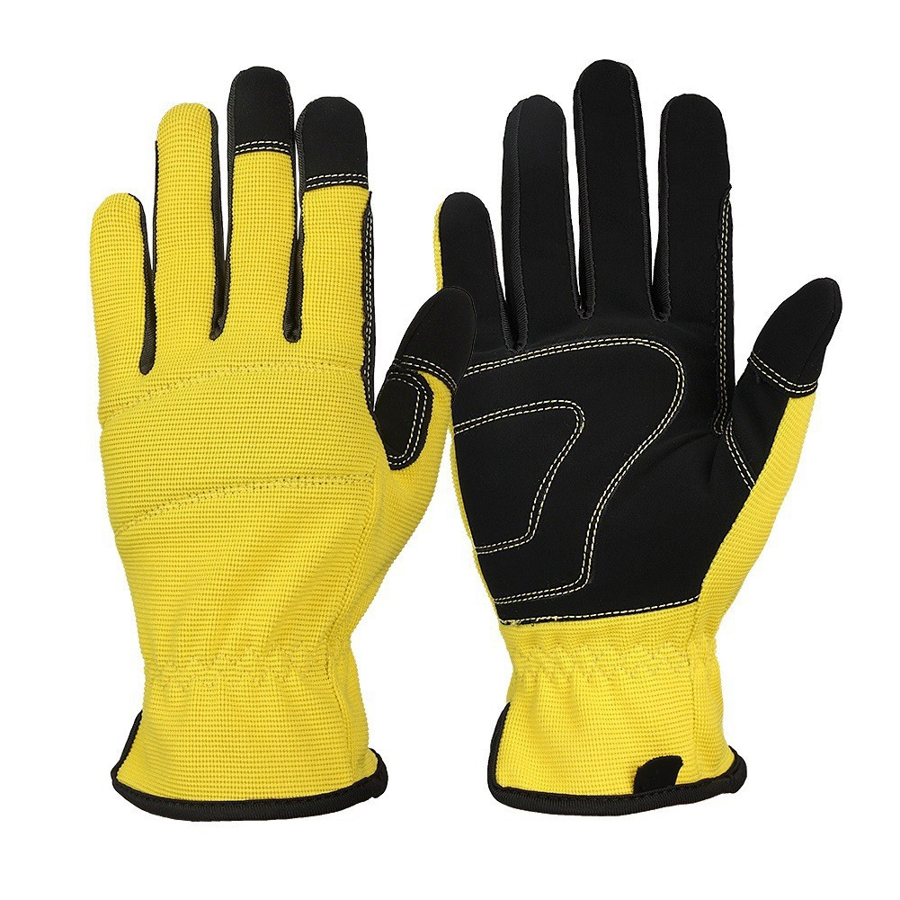 Tuinhandschoenen Doornbestendige handschoenen Roos Snoeien Tuinhandschoenen Touchscreen Tuinwerkhandschoenen voor graven, planten, snoeien: XL / YELLOW