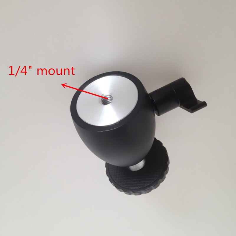 Mini Ball Kopf Stativ Kopf DSLR DV Kamera 360 schwenken Kugelkopf 1/4 "Schraube Montieren Stand NC99