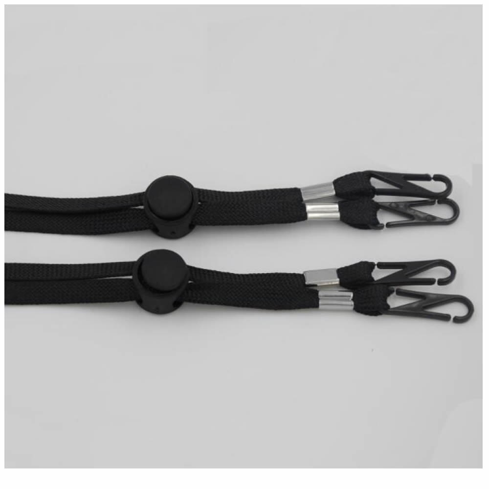 New1/5 Pcs Flexibele Verwisselbare Elastische Hoed Kin Cord Bandjes Verstelbaar Koord Bevestigingsmiddelen Voor Outdoor Sport Wandelen Vissen Zon hoeden