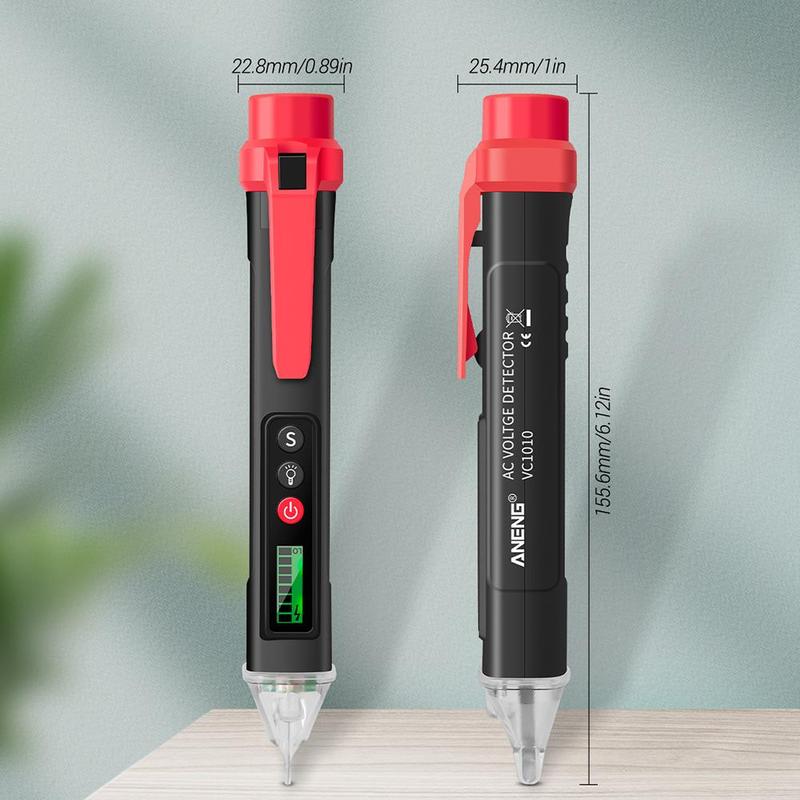 Digitale Ac/Dc Spanning Detectoren Analoge Voltmeter Pen Intelligente Spanning Geen Contact Pen Tester Meter 12-1000V volt Pen Pen Cur