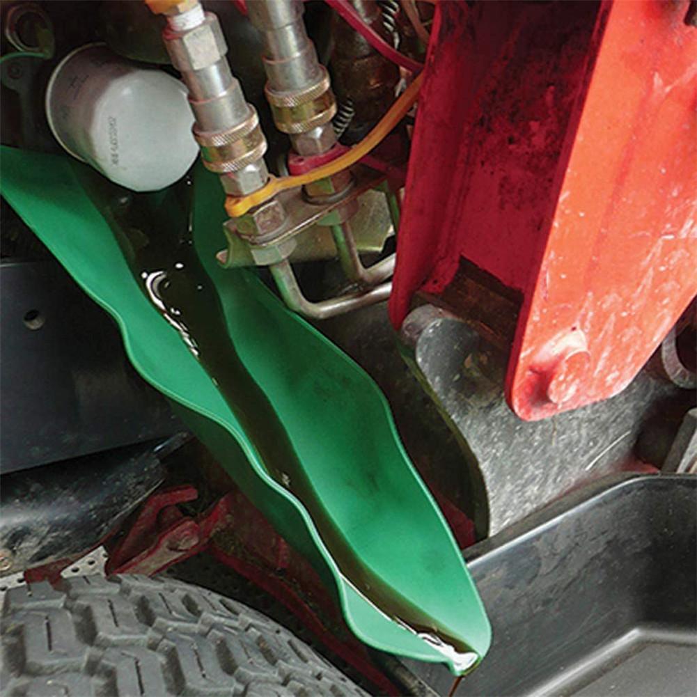 Universele vultransfer opvouwbare siliconen auto auto motor trechter benzine olie brandstof benzine diesel vloeistof ruitenwisservloeistof verversen