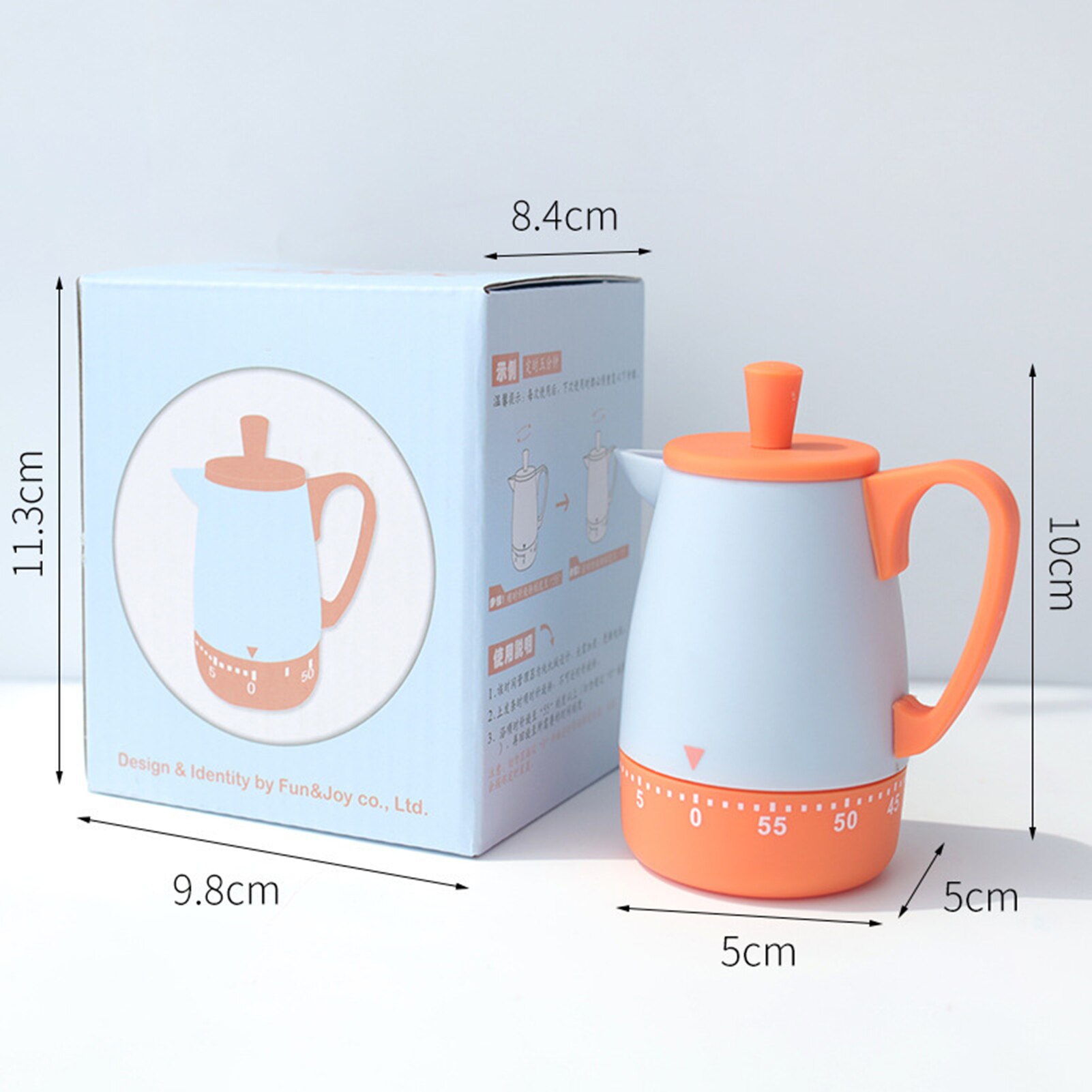 Timer Kitchen Cooking Reminder Student Household Alarm Clock Mechanical Clockwork Cartoon Rotating Soup Timer