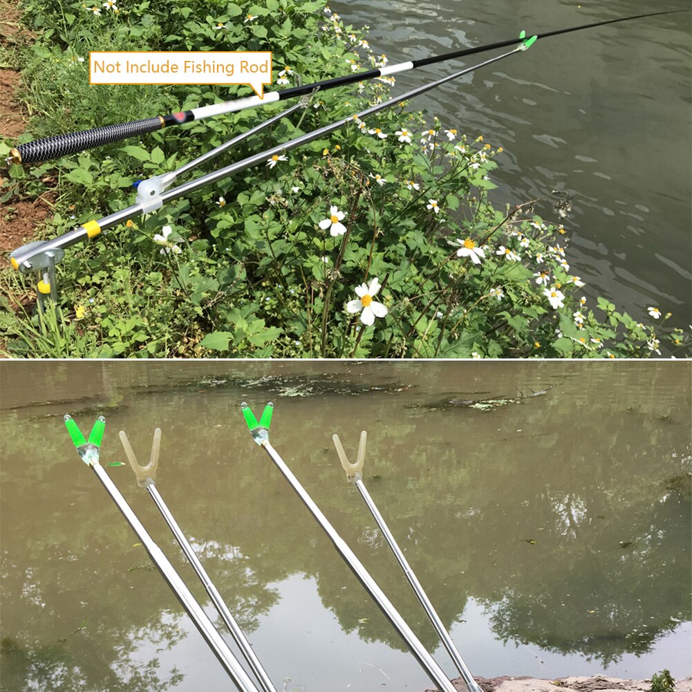 Fishing Rod Holder Angle Adjustable 180 Degrees With Different Inclination Angles Telescopic Fishing Tool Hand Rod Holder