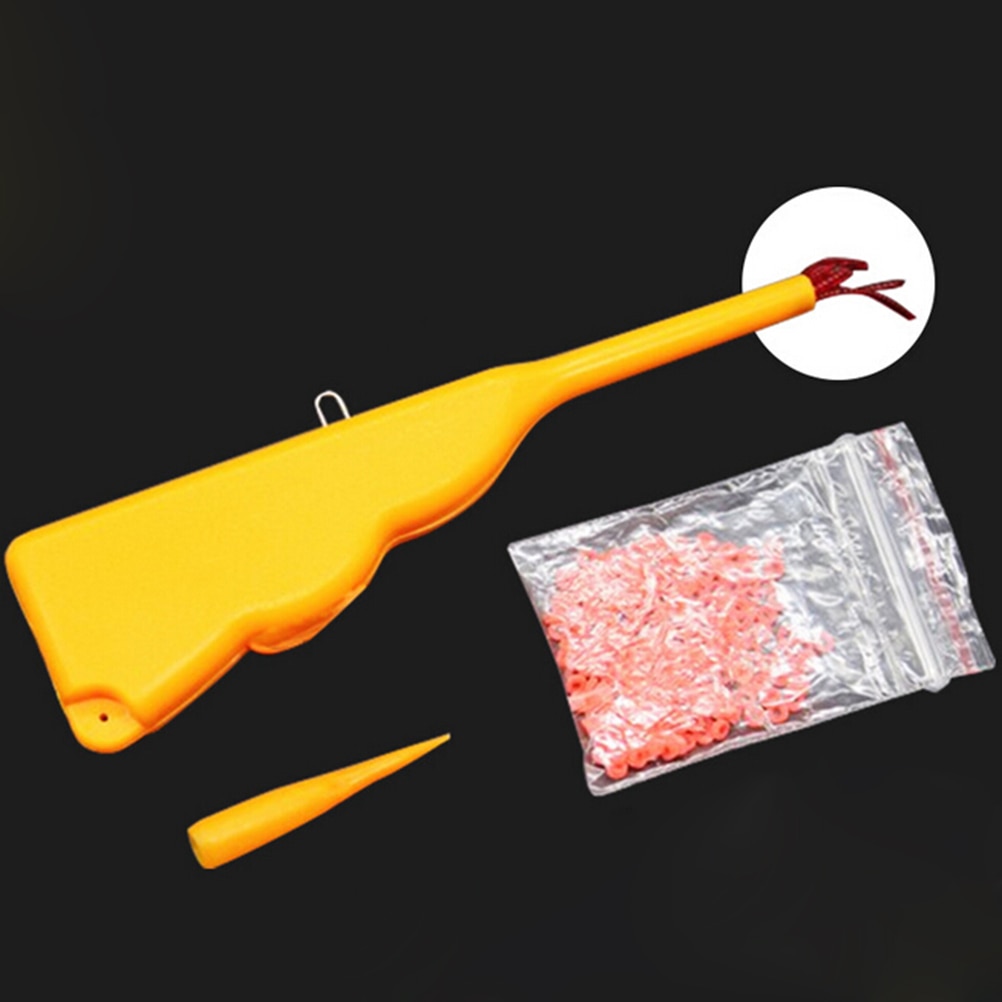 Tilfeldig farge fiske tilbehør rød orm lobworm maggots karpe fiske banderbaits verktøy