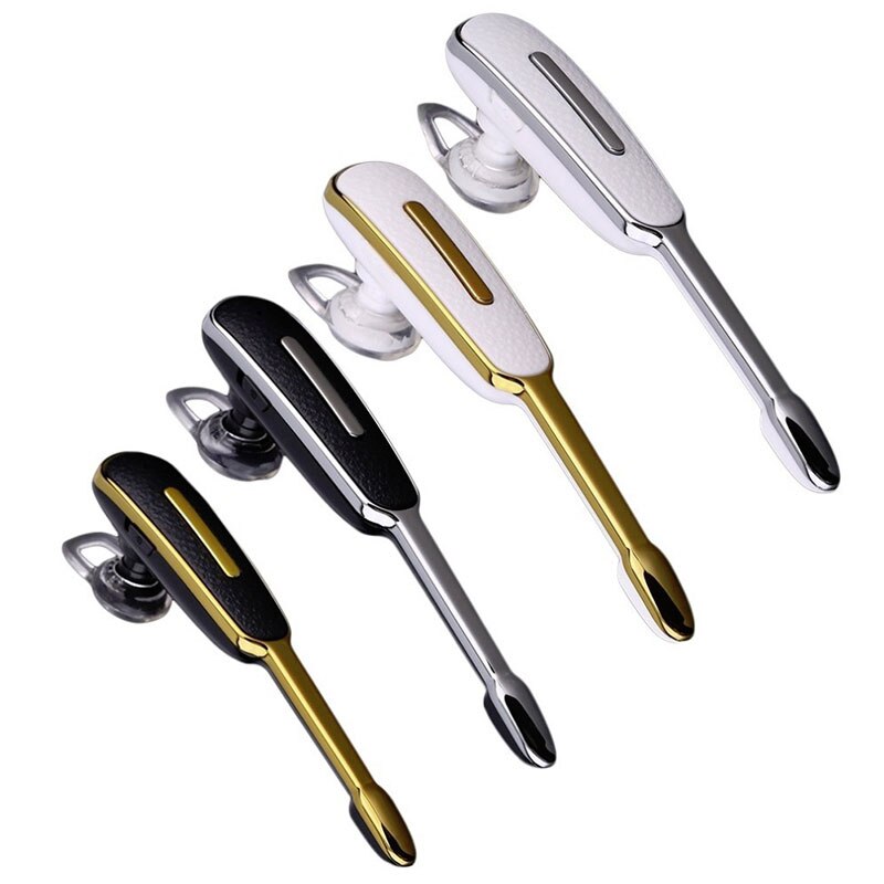 Draadloze bluetooth-oortelefoon met oorhaak, handsfree zakelijke headset met microfoon, sport bluetooth-oortelefoons voor samsung ios-mobiele telefoons