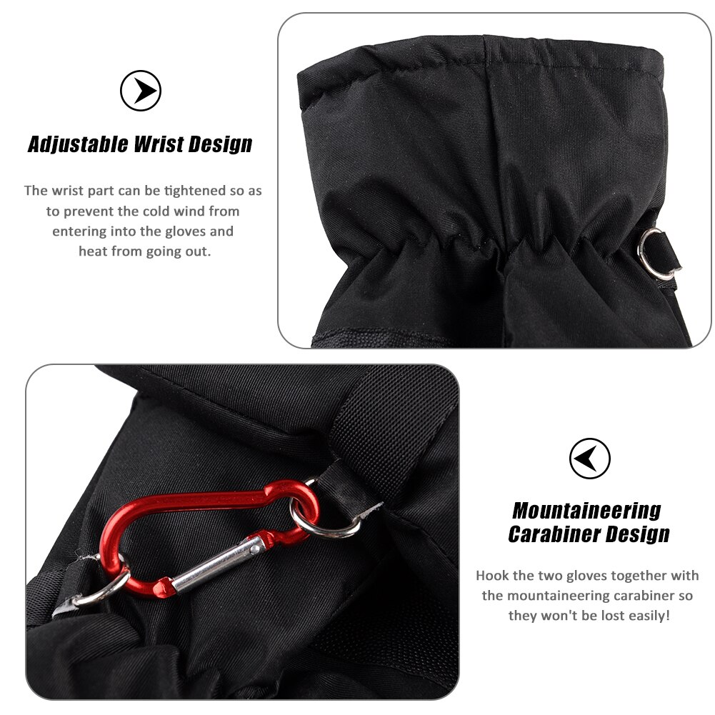 Sneeuwscooter ski verwarmde handschoenen snowboarden thermische handschoenen sneeuw wintersport motor mannen vrouwen wanten verwarmde batterij handschoenen