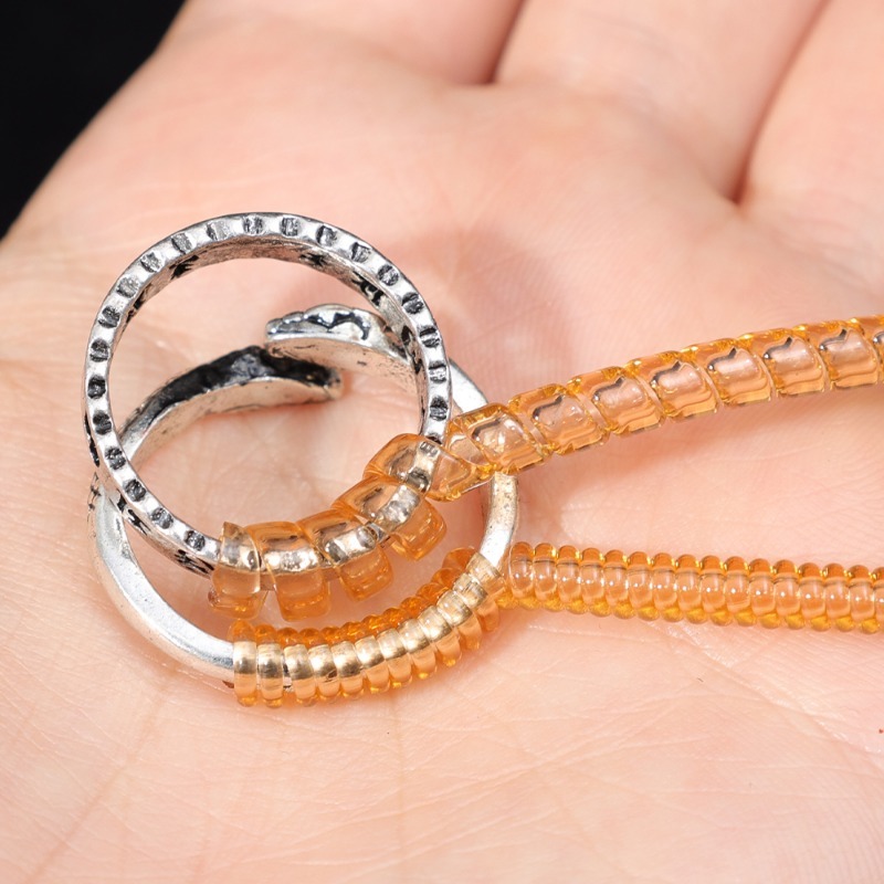 Herramienta reductora de tamaño de anillo, cuerda de resorte ajustable, sujetador elástico de resina, adecuado para todos los anillos, cortable, Invisible, cuerdas de protección sin costuras