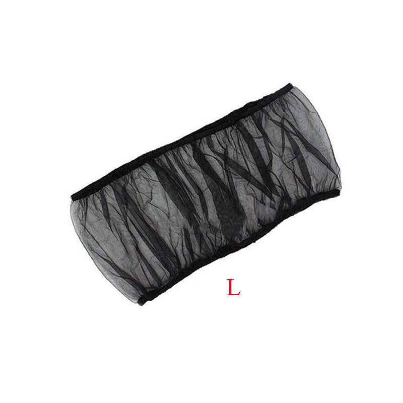 Vogel Netto Netwerk Soft Shell Stof Birdcage Mesh Voor Vogelkooien Zaad Guard Covers Unieke Nylon Luchtige Cover Rok: Black-L