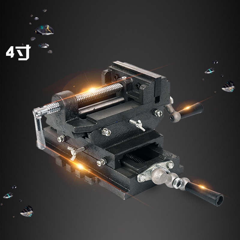3 Inch/4 Inch/5 Inch Cross Tang Speciaal Voor Bench Boor Twee-weg Mobiele Bankschroef Klem boormachine Werk Vise