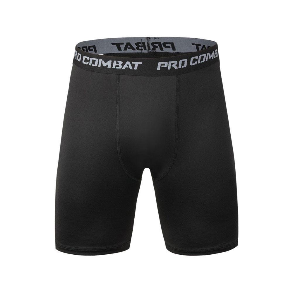 Pantalones cortos de culturismo para Hombre, bragas de gimnasio con entrepierna para entrenamiento físico, medias de compresión elásticas para músculos vivos, mallas ajustadas para Hombre