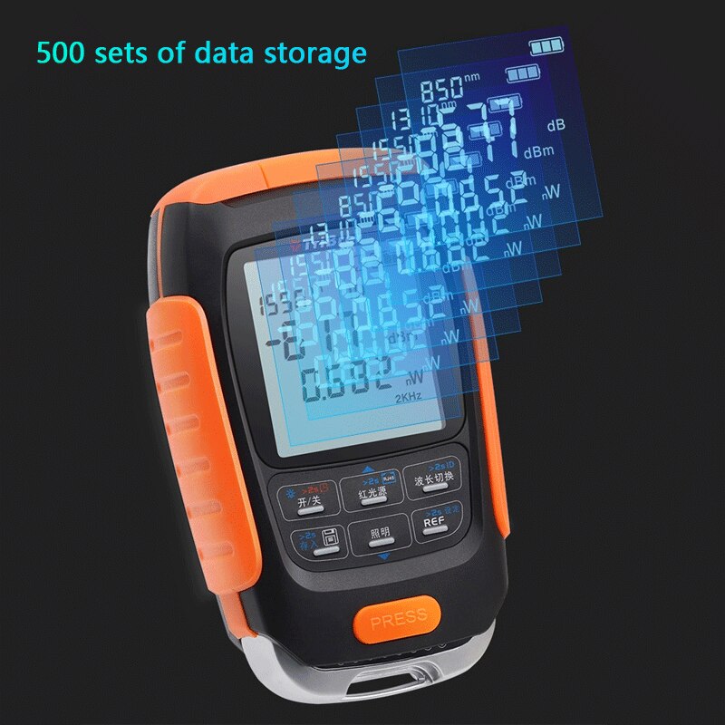 4in1 Li-lion Battery Optical Power Meter Visual Fault Locator Network Cable Test optical fiber tester 5km 15km VFL