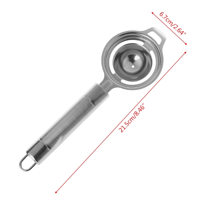 Tuorlo d'uovo Separatore del Bianco D'uovo Separa Setaccio in Acciaio Inox Attrezzo Della Cucina Utensile