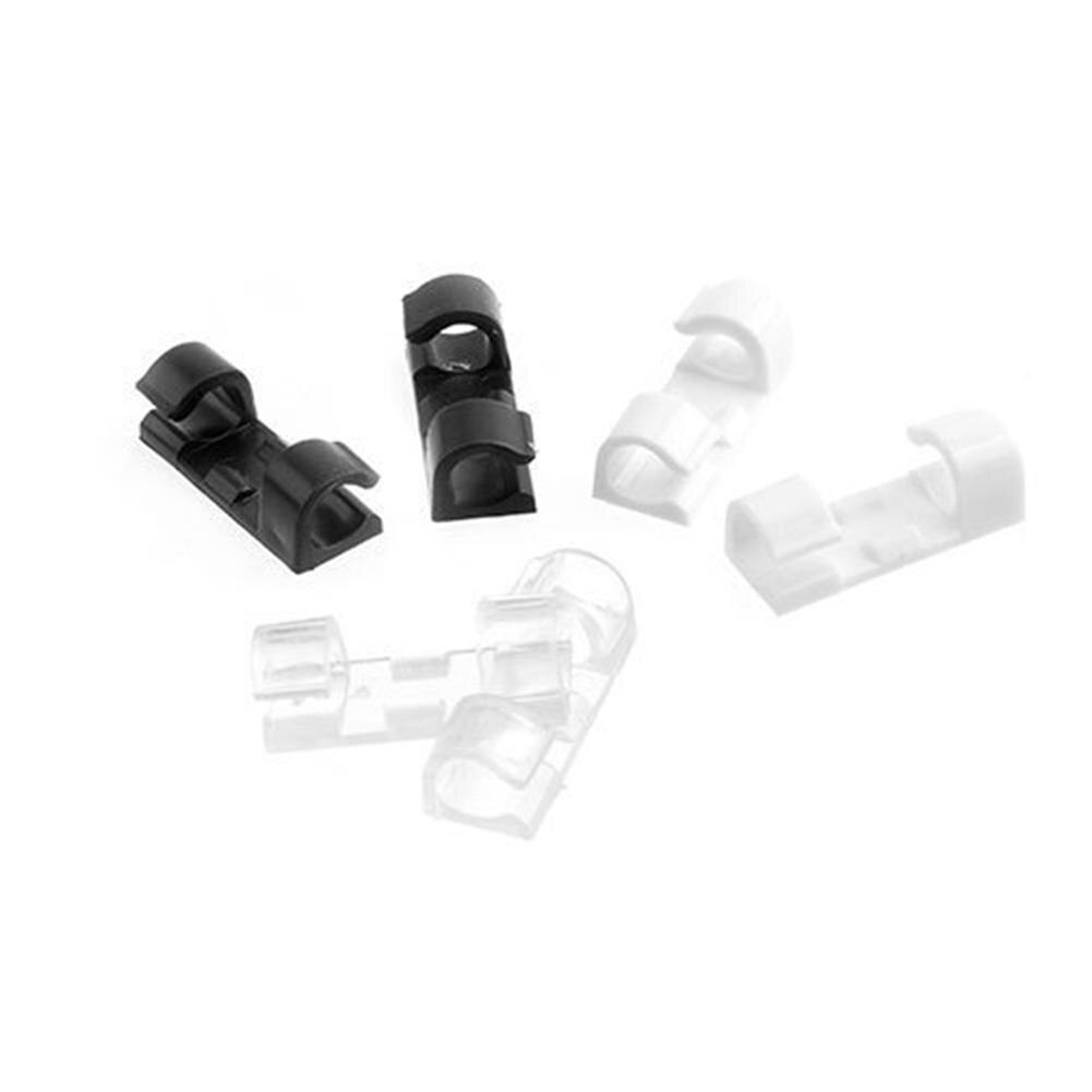 20 Stuks Auto Tie Lijnen Vaste Clip Usb Wire Cable Line Organizer Retainer Klem Kleine En Praktische Nail-gratis En Traceless