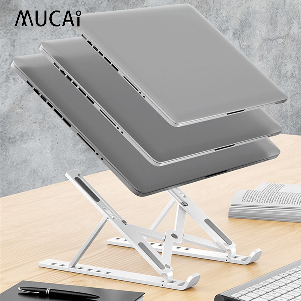 Portable Laptop Stand Foldable Support Base Notebook Stand For Macbook Pro Lapdesk PC Computer Laptop Holder Cooling Pad Riser