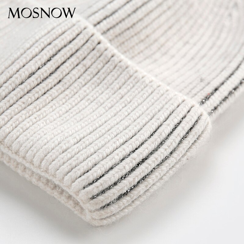 Kvinnliga mössor vintermössor för kvinnor kaninhår casual höststickad mössa tjejmössa mjuk mössa
