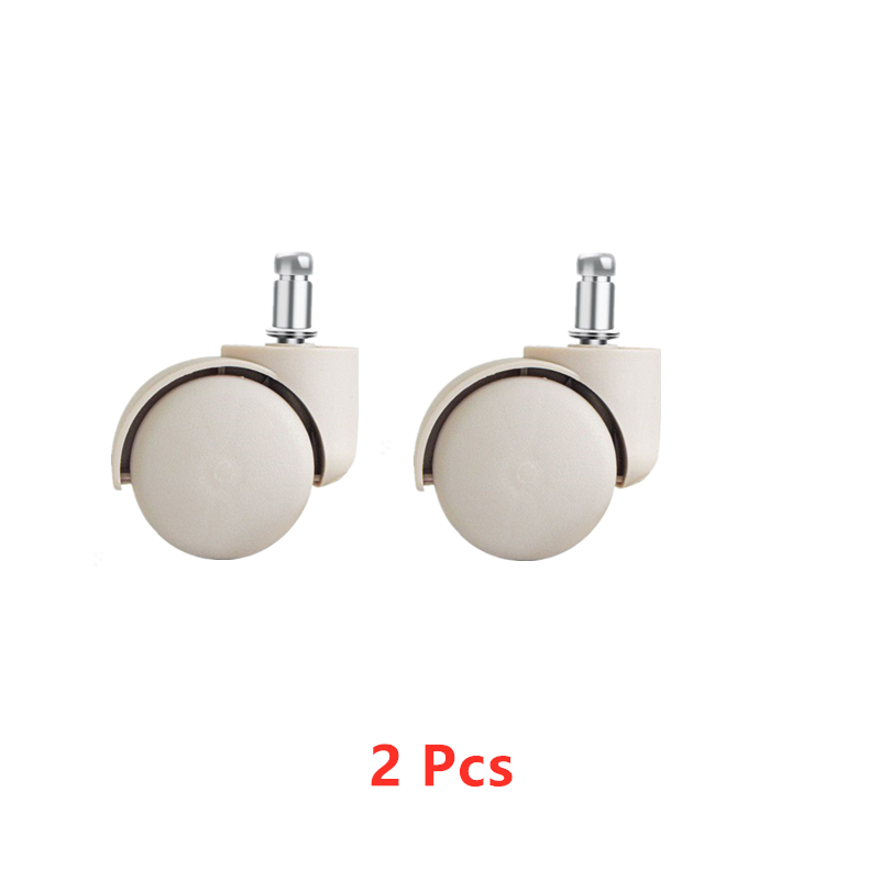 1/2/4/8 Stuks Caster Universele Wielen Kleine Krukken Rollers Draaistoelen Accessoires Mixc Stille Roterende Lage Bank Beer 100Kg: Zilver