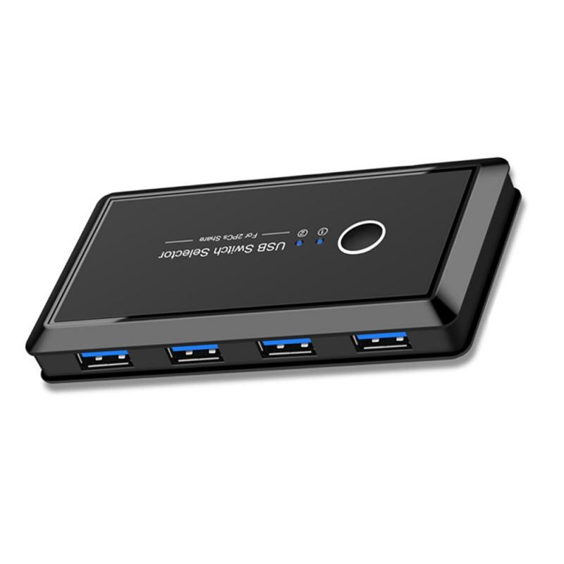 4 Häfen USB 3,0 Teile USB Schalter KVM Umschalter Mit 2 Kabel Für Drucker 4 in 1 Tastatur Und Maus Scanner Drucker Kvm Schalter Hub