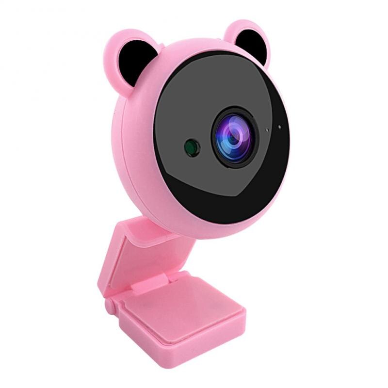 Nuovo USB Desktop di 1080P HD Webcam Del Computer Web Macchina Fotografica Built-in Microfono Per Il Calcolatore Del PC Del Computer Portatile di Registrazione Video chiamata di Lavoro: 02 Pink