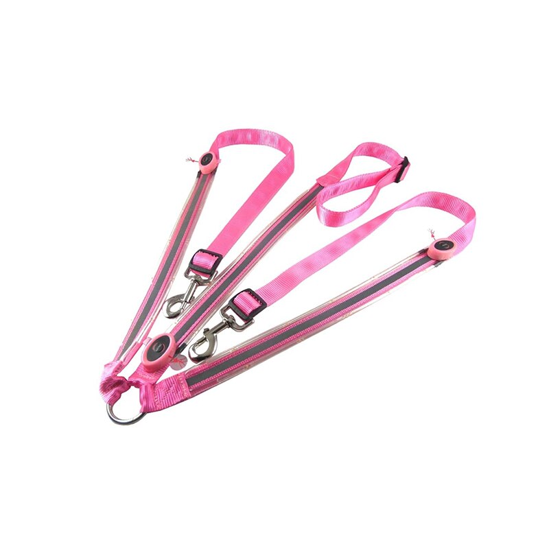 LED Équitation Ceinture En Nylon Imperméable Cheval Ceinture Thoracique Visible de Nuit Plastron Équitation Éclairage Équipement Équestre: Rose